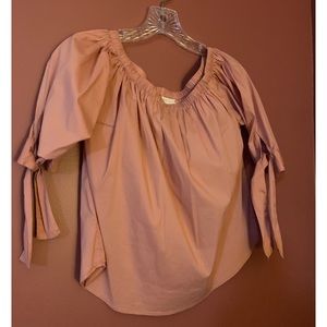 Off the shoulder blouse